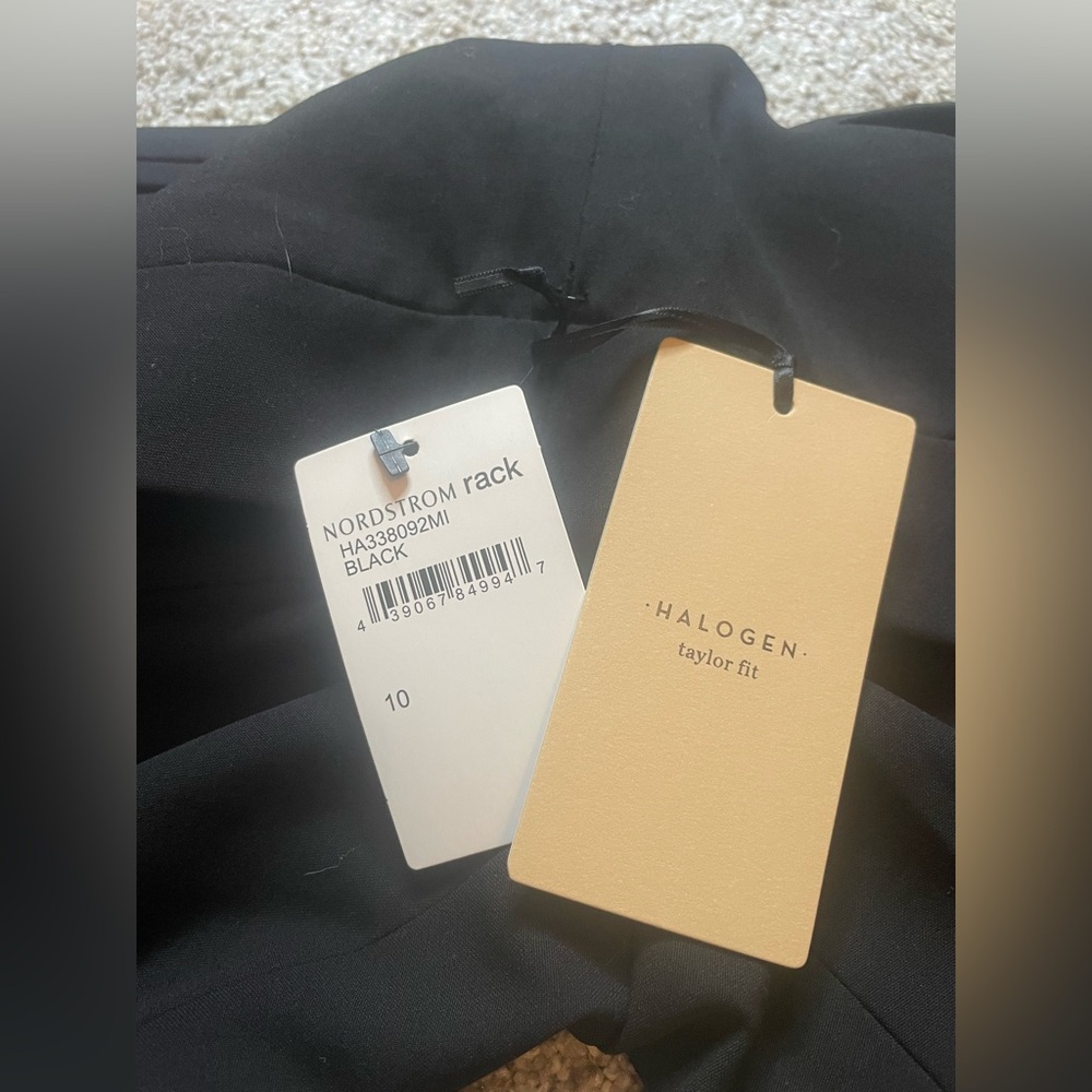 Halogen - NWT Taylor Fit Black Pants - Size 10 - Picture 4 of 11